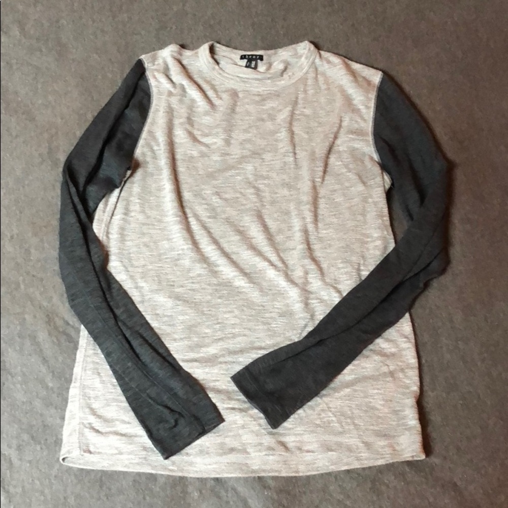 Men’s theory long sleeve shirt small